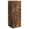 vidaXL Armario de pared Roble Ahumado 33 x 34,5 x 90 cm