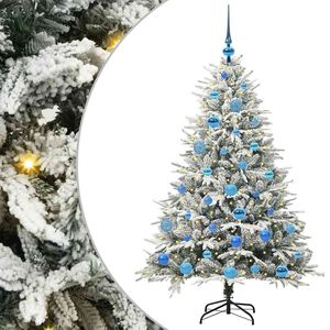 vidaXL &Aacute;rbol de Navidad Artificial Pre-iluminado con Juego de Bolas