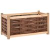 vidaXL Arriate de madera de pino maciza 80x40x40 cm