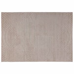vidaXL Alfombra para interiores y exteriores PALMERAS Beige Poli&eacute;ster