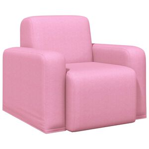 vidaXL Sill&oacute;n Rosa Tela