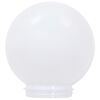 vidaXL Lámparas solares esféricas de exterior 4 uds LED RGB 15 cm