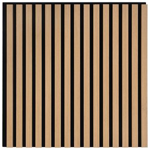 vidaXL Paneles de pared 8 pcs Natural 60,5 x 60 cm
