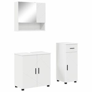 vidaXL Juego de muebles de ba&ntilde;o 3 uds. 61 x 35 x 64 cm