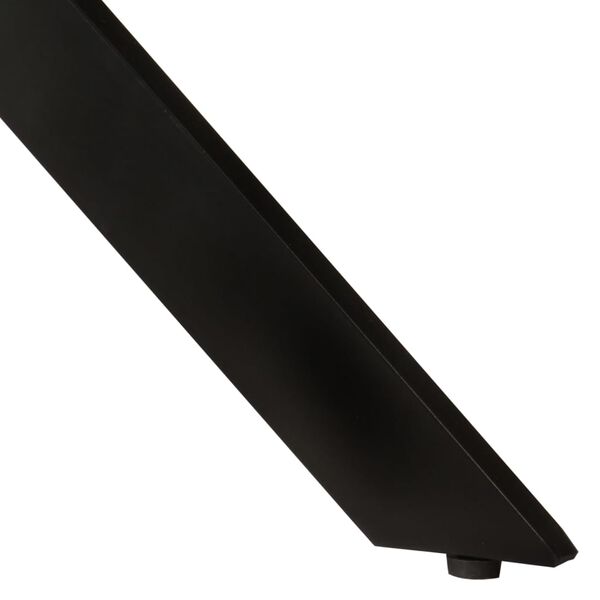 vidaXL Mesa de comedor madera maciza reciclada y acero 110x78 cm