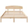 vidaXL Estructura de cama Natural 160 x 200 cm Madera de pino macizo