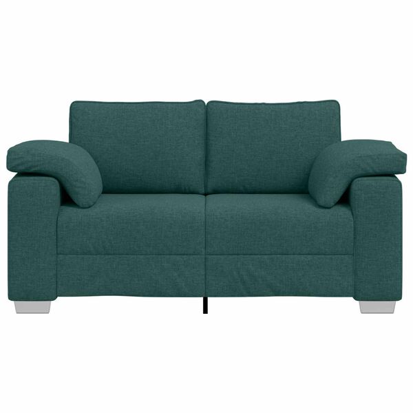 vidaXL Sof&aacute; Verde oscuro 160 x 80 x 82 cm tela