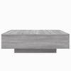 vidaXL Mesa de centro madera de ingenier&iacute;a gris Sonoma 100x100x31 cm