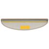 vidaXL Felpudos para escaleras 15 unidades 56x17x3 cm gris topo semicirculares
