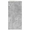 vidaXL Mesa Auxiliar Gris Concreto 29,6 x 29,6 x 60 cm