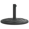 vidaXL Base de sombrilla semicircular para palos de &Oslash;38/48 mm 12 kg