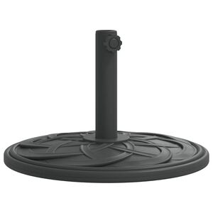 vidaXL Base de sombrilla semicircular para palos de &Oslash;38/48 mm 12 kg