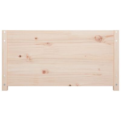 vidaXL Sofá cama de madera maciza de pino 90x190 cm