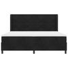 vidaXL Cama tipo Box Spring con colch&oacute;n Negro 200 x 200 cm Terciopelo