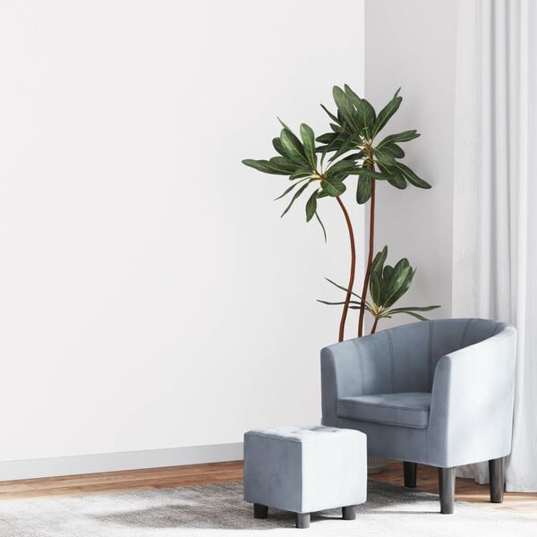 vidaXL Papel pintado 3D no tejido gris liso 10x0,53 m