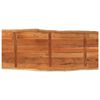 vidaXL Tablero de mesa rectangular borde natural acacia 140x60x3,8 cm