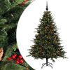 vidaXL &Aacute;rbol de Navidad artificial con bolas 120 cm 150 LED