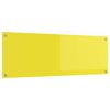 vidaXL Salpicadero de cocina Amarillo 120 x 40 x 0,6 cm