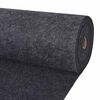vidaXL Alfombra Gris antracita 1,2 x 15 m Poli&eacute;ster