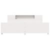 vidaXL Cama sin colchón madera maciza de pino blanca 180x200 cm
