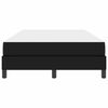vidaXL Estructura de cama con colch&oacute;n Negro 120 x 190 cm tela