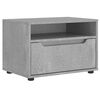 vidaXL Mueble TV VISNES gris hormig&oacute;n 60x40x38 cm madera ingenier&iacute;a