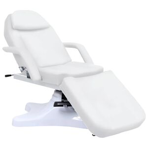 vidaXL Camilla de masaje blanca 180x62x(86,5-118) cm