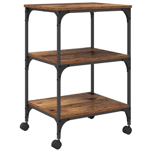 vidaXL Soporte para Impresora Madera Vieja 50 x 41 x 75 cm