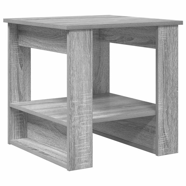 vidaXL Mesa de Caf&eacute; Gris Sonoma 51 x 50 x 50 cm Madera de ingenier&iacute;a