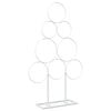 vidaXL &Aacute;rbol de Navidad de metal KUOPIO 60 cm Acero Blanco