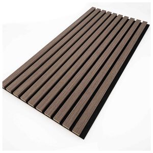 WallArt Paneles de pared 4 pcs Marr&oacute;n Oscuro 80 x 40 cm