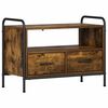 vidaXL Mueble de TV 67,5 x 33 x 50 cm Roble Ahumado
