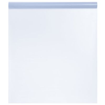 vidaXL Lámina de ventana esmerilada PVC gris transparente 60x500 cm
