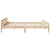 vidaXL Estructura de cama sin colch&oacute;n madera maciza de pino 200x200 cm