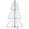 vidaXL &Aacute;rbol de Navidad 200 luces LED interior y exterior 98x150 cm