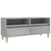 vidaXL Mueble de TV madera contrachapada gris hormig&oacute;n 100x34,5x44,5cm