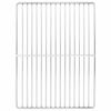 vidaXL Rejilla de parrilla 40 x 30 cm Acero inoxidable Plateado
