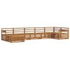 vidaXL Juegos de sof&aacute;s 7 pcs Natural Madera de Acacia S&oacute;lida