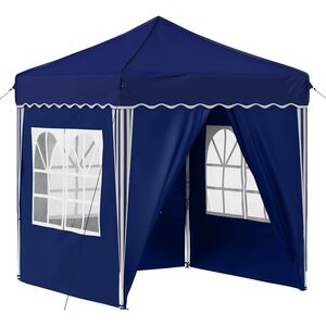 vidaXL Carpa Plegable para Fiestas Azul 195 x 195 x 245 cm Tela Oxford
