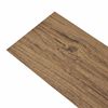 vidaXL Tableros de Suelo 36 pcs Madera de Nogal Marr&oacute;n 5,02 m&sup2; PVC