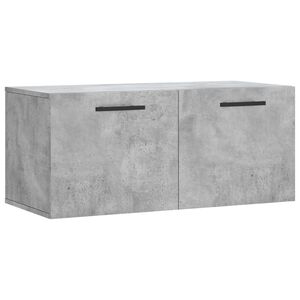 vidaXL Armario de pared madera ingenier&iacute;a gris hormig&oacute;n 80x36,5x35 cm