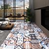vidaXL Lama para suelo autoadhesiva PVC estampado monocolor 5,11 m²