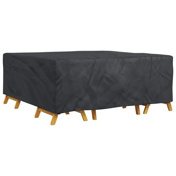 vidaXL Funda para muebles Liso Negro 210 x 200 x 70 cm 600D