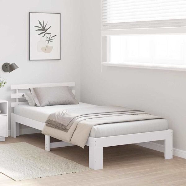 vidaXL Estructura de cama 80 x 200 cm Madera de pino macizo