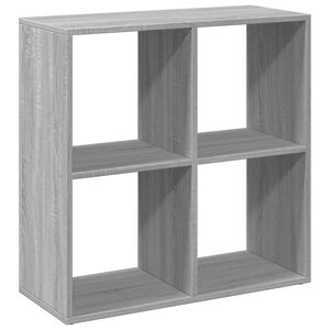 vidaXL Librer&iacute;a divisor madera ingenier&iacute;a gris Sonoma 69,5x29x69,5 cm