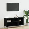 vidaXL Gabinete de TV Roble Negro 103,5 x 30 x 50 cm
