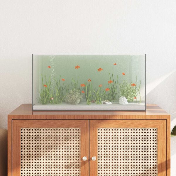 vidaXL Acuario con almacenamiento Transparente 60 x 30 x 30 cm Cristal