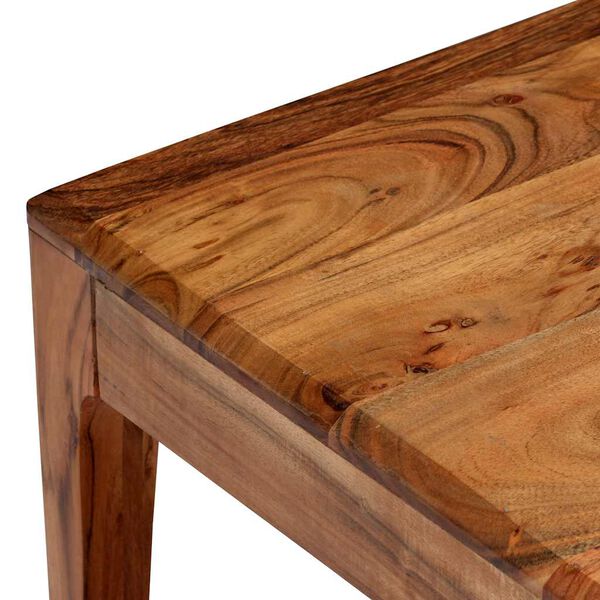 vidaXL Mesa de centro de madera maciza 88x50x38 cm
