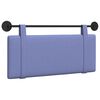 vidaXL Cabecero colgante Azul jeans Tela