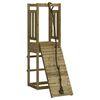 vidaXL Casa de juegos con pared escalada de madera impregnada de pino